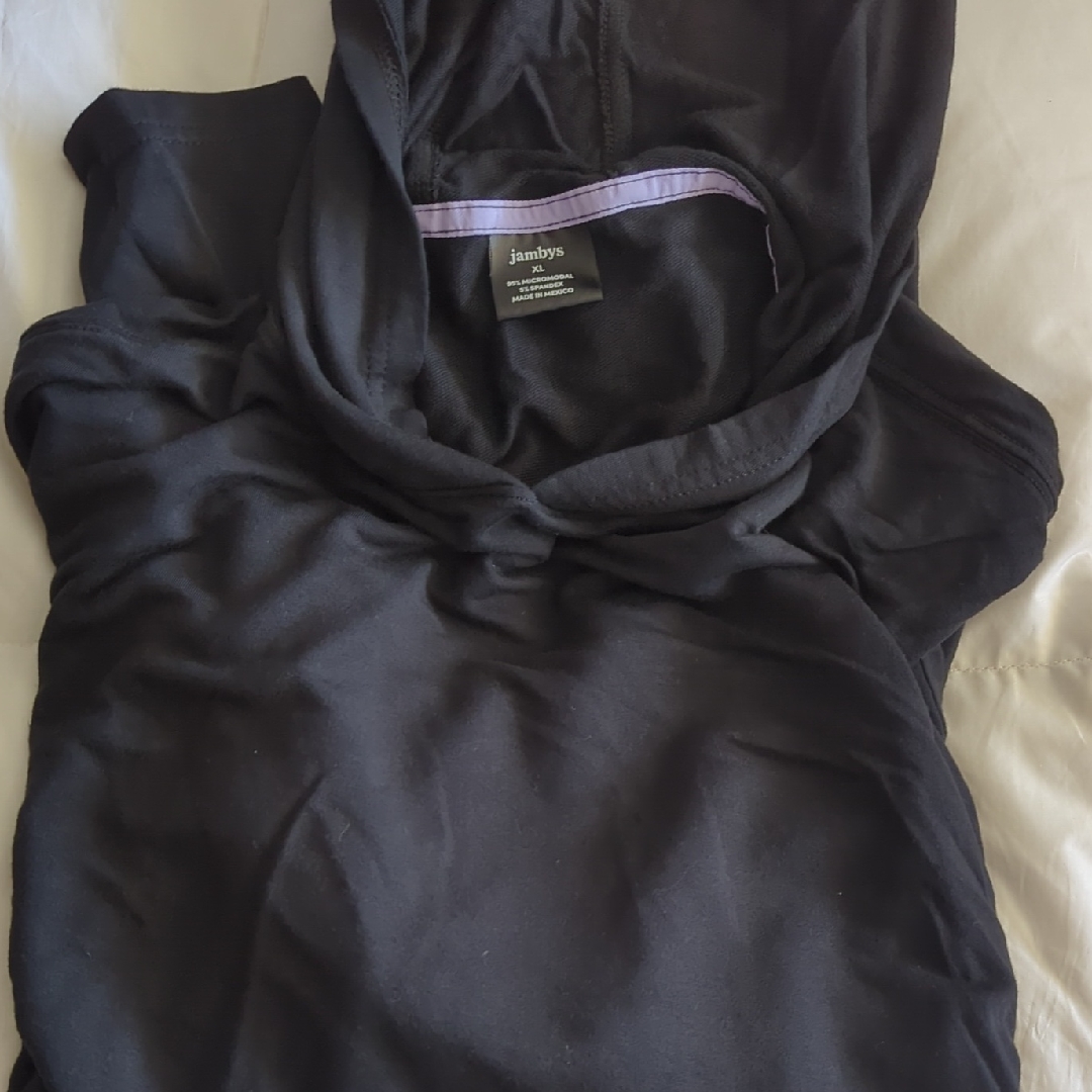 Jambys Black Hooded Lounge Tank